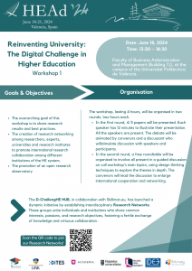 Workshop HEAd’24 conference: Reinventing University: The Digital Challenge in Higher Education